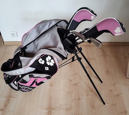 Dívčí golfový půl set Callaway (bez patru) vč. bagu.