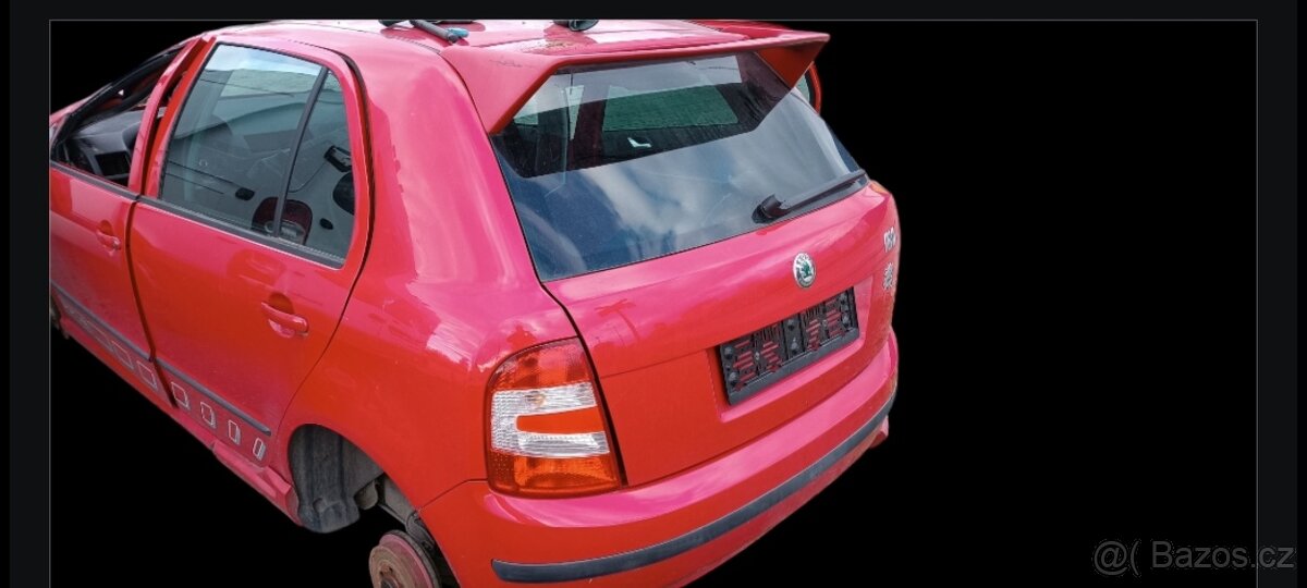 Škoda fabia zadní viko