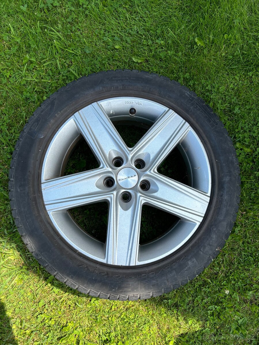 ALU kola ALUETT 6,5Jx16H2, ET 38, 5 děr