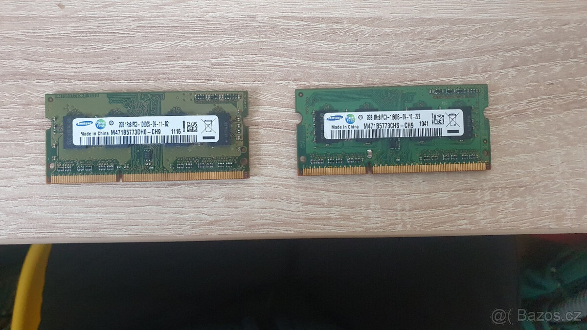 2GB RAM SAMSUNG, DDR3 SODIMM, 1333MHz