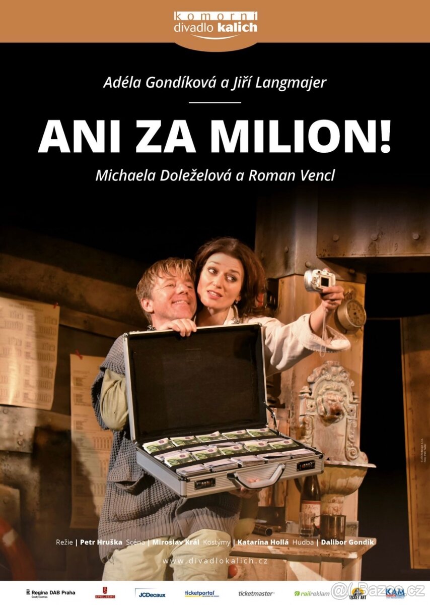 Prodám vstupenky Ani za milion 4.10.2025