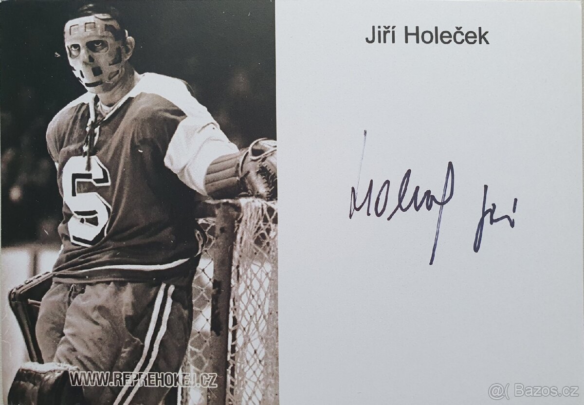 Autogramy hráčů HC Sparta Praha