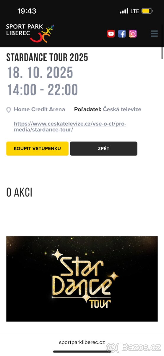 Stardance tour Liberec