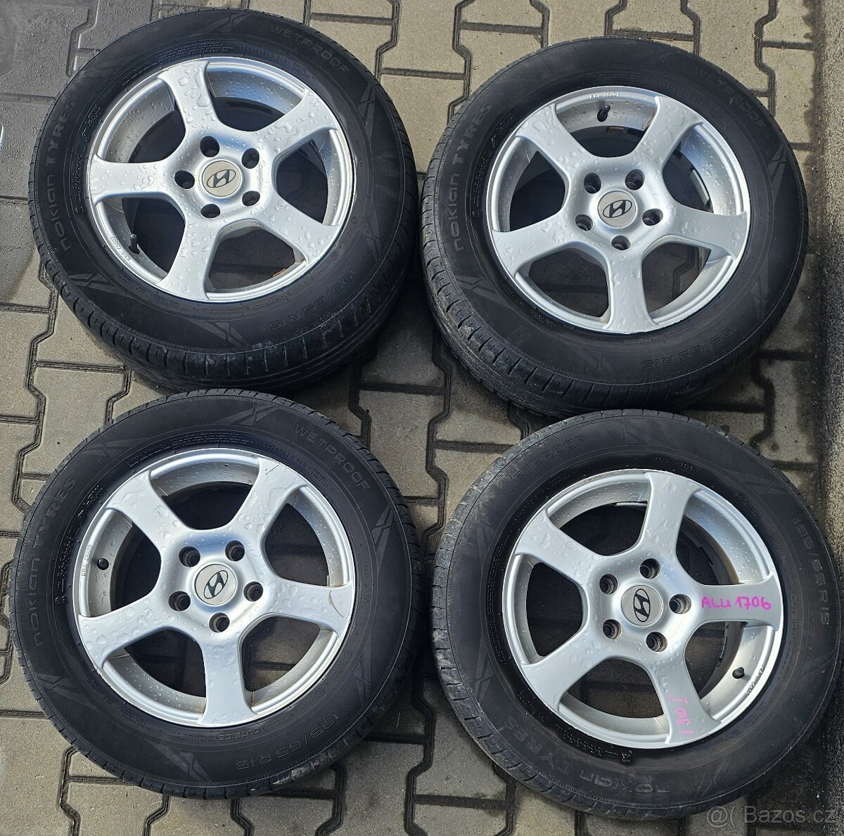 Prodám ALU kola Hyundai č. 1706