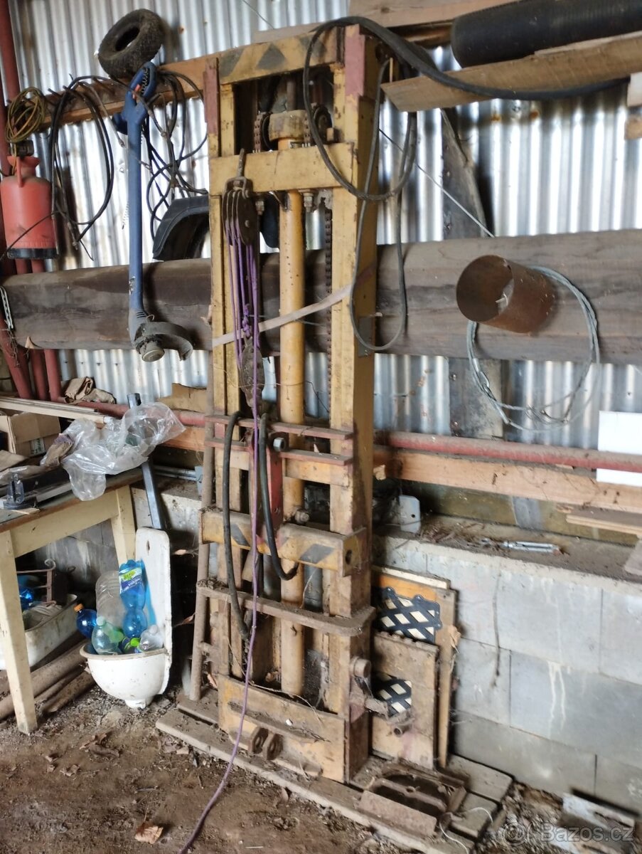 Paletizační vidle za traktor