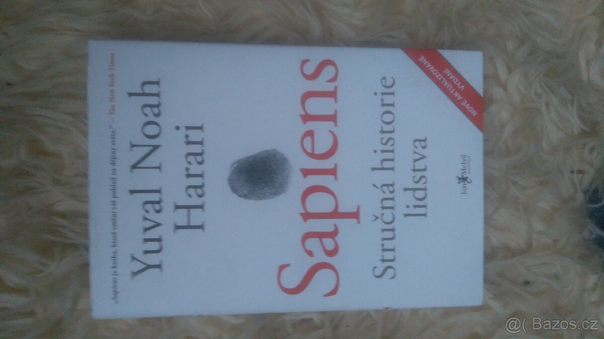 NOVE knihy Y.N.Harari.Sapiens250+nexus250,obeza400nove knihy