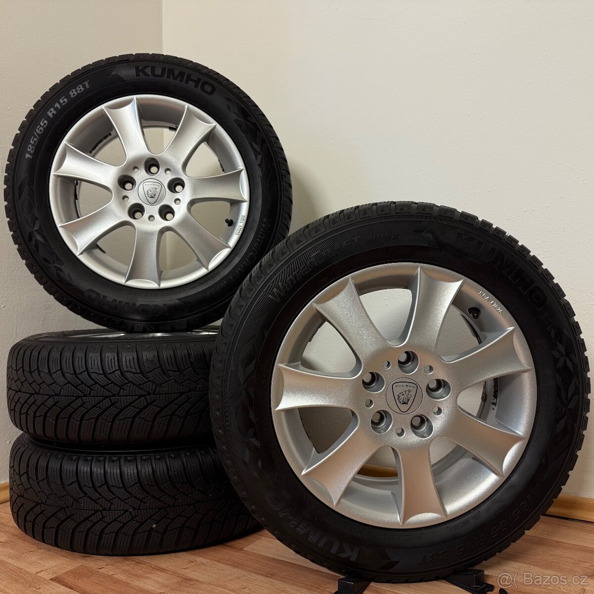 MERCEDES A W169 5x112 R15 ET45+ZIMNÍ 185/65R15 8/7,5mm