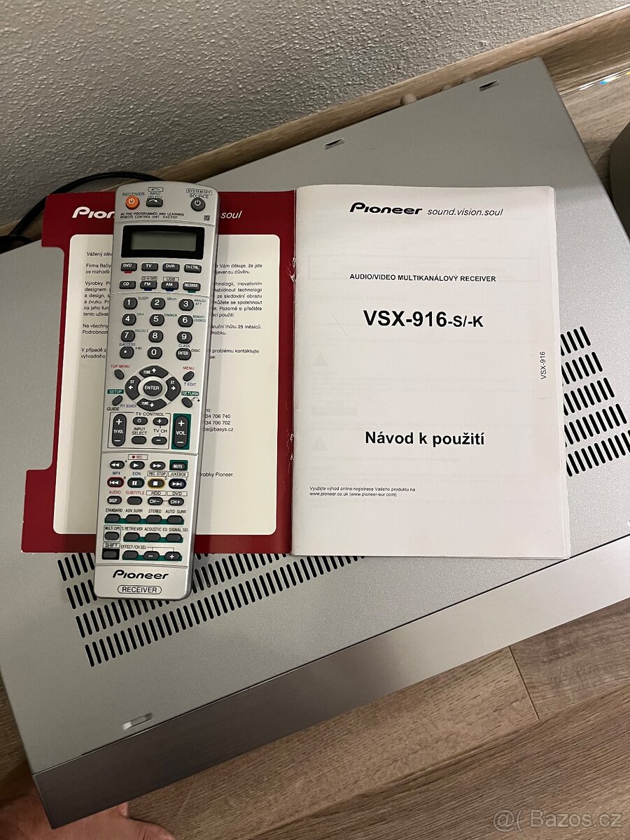 Prodám Pioneer receiver a sloupy