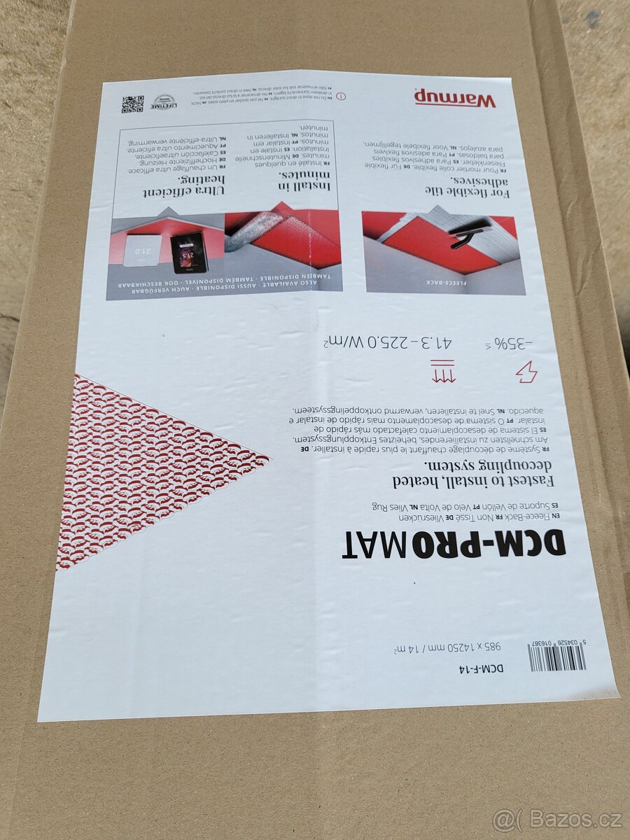 Warmup DCM-PROMAT podložka podlahove vytápění