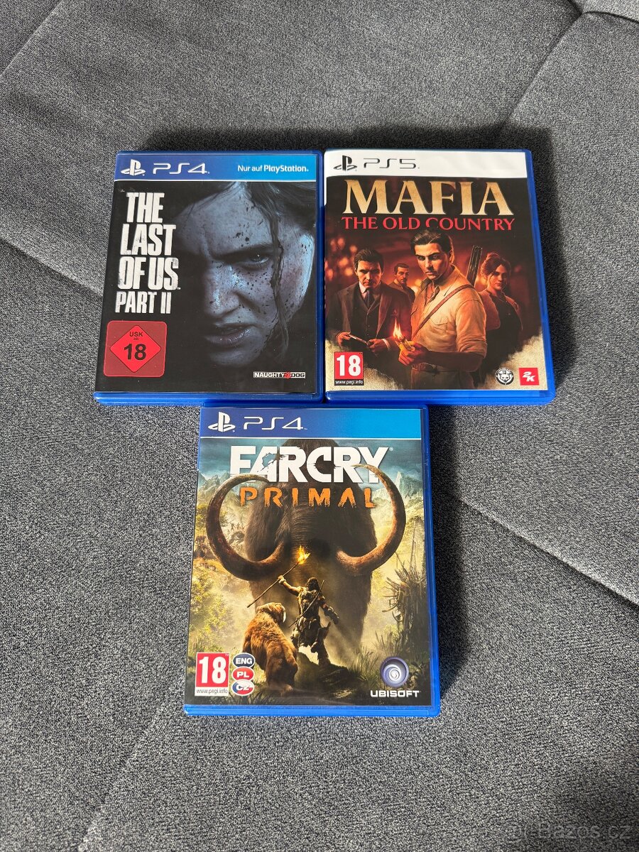 Prodám hry na PS 4,5
