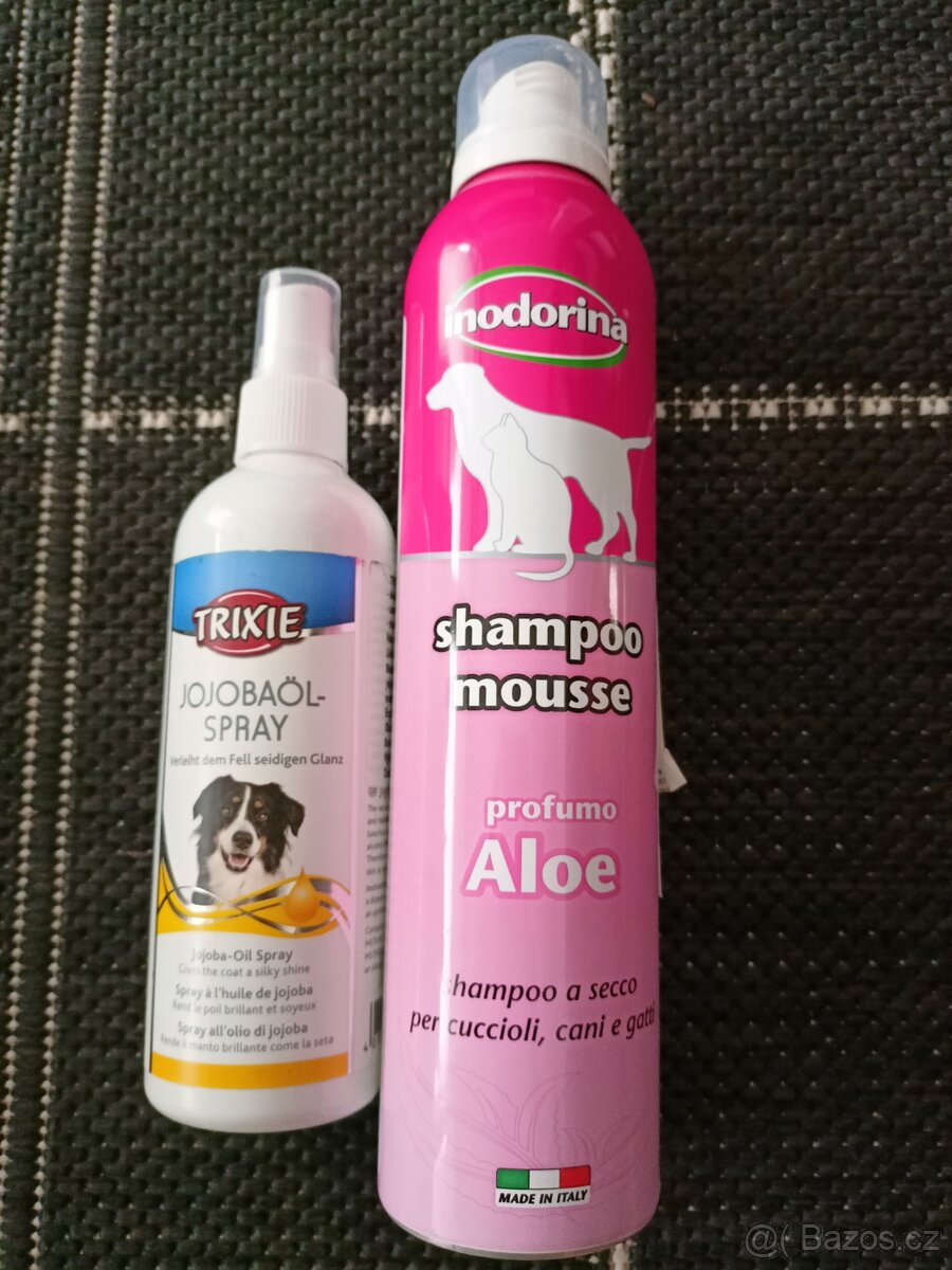 Sampon a olej pro psy