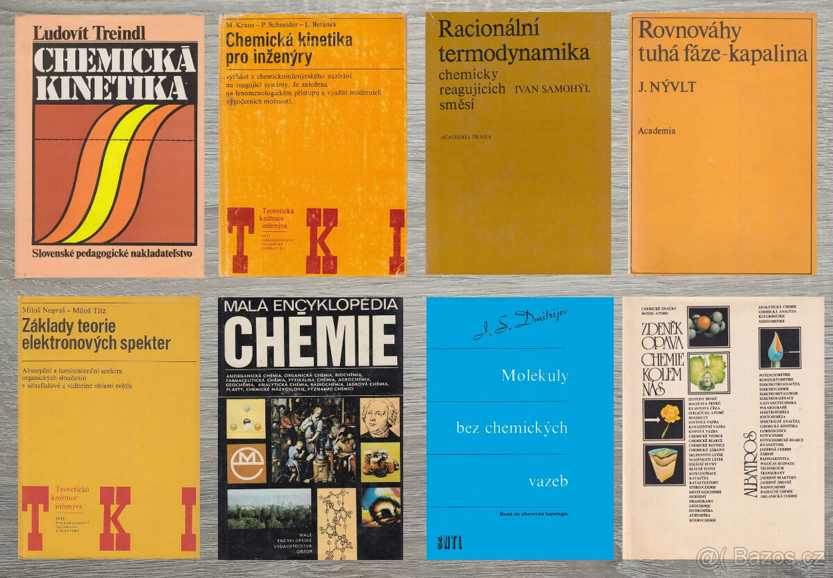 Knihy a učebnice z chemie