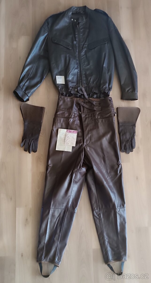 Prodám kožený komplet, uniforma, VB, SNB, Jawa, ČZ