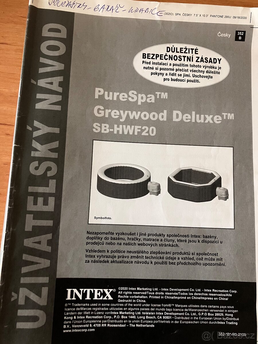 Vířivka PureSpa Intex kulatá