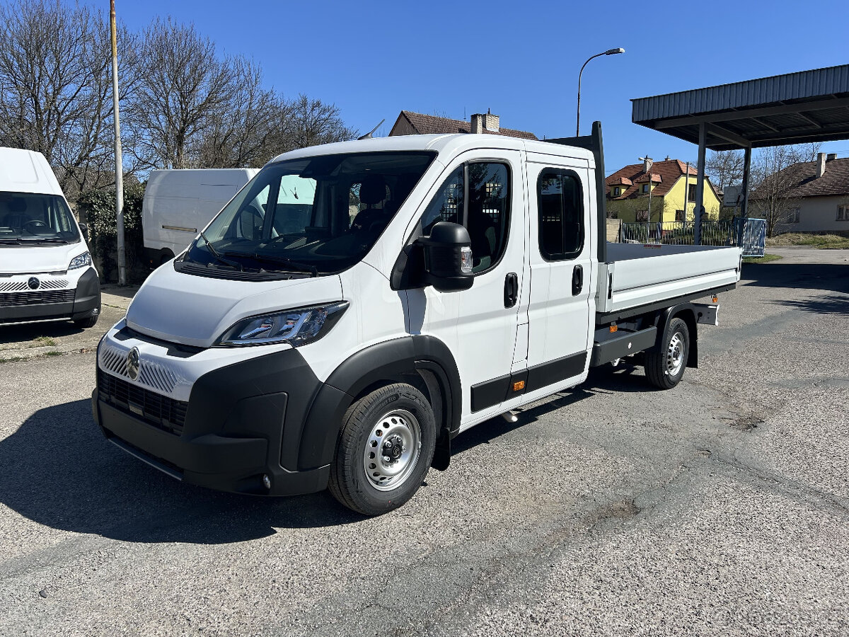 Citroen Jumper L4 valník 7 míst, facelift, nové , DPH