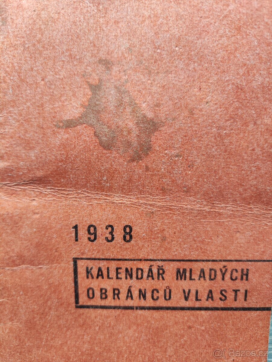 Kalendář mladých obránců vlasti 1938 předmnichovský, 1.Rep.