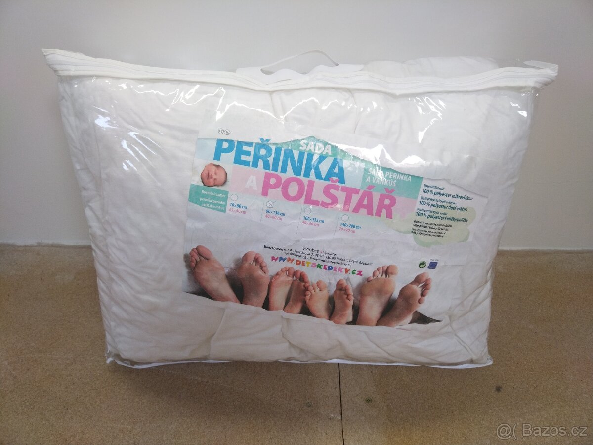 Dětská peřinka a polštář