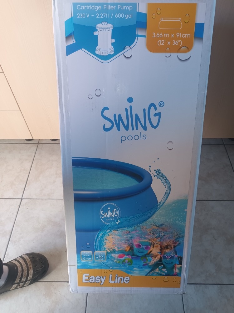 Prodám bazén Swing Pools 3,66 x 91cm