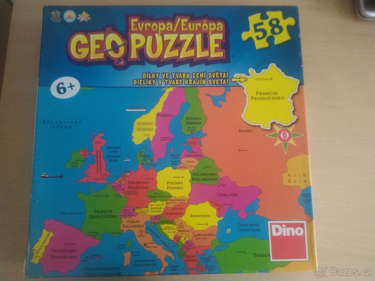 Geopuzzle Evropa