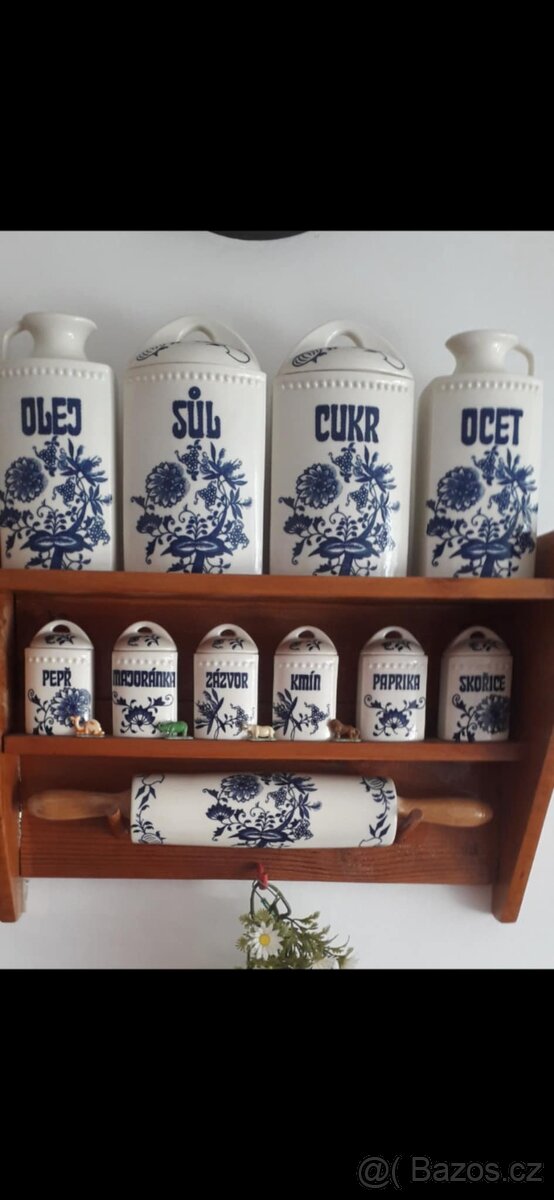 Sada keramiky Kožlany - vzor cibulák