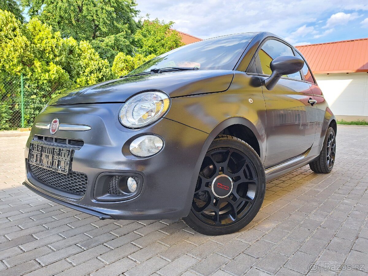Fiat 500S SPORT 1.2 8V 51kW rok 2013, klima, matt edition