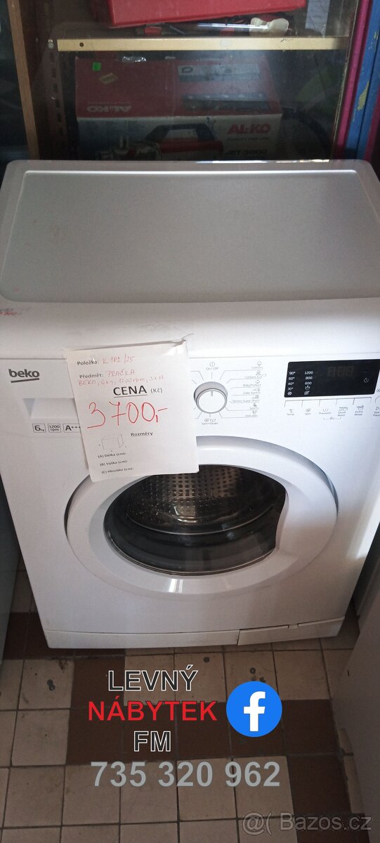 Pračka BEKO 6kg - záruka 1 rok