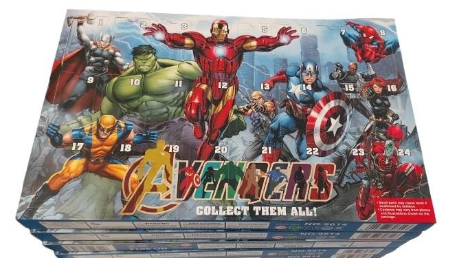 Adventní kalendář - Avengers - 24 okének.