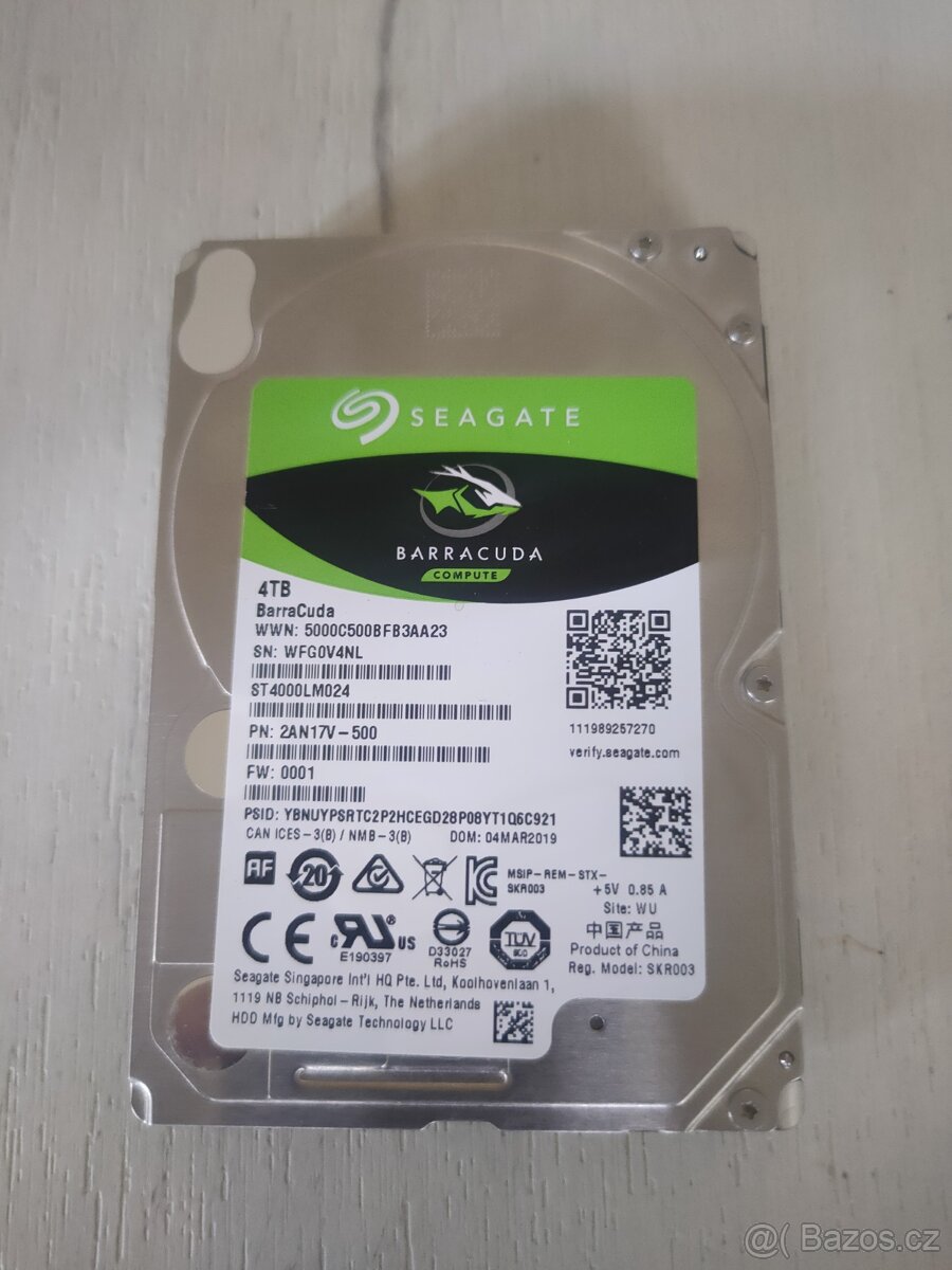 Seagate Barracuda 4TB