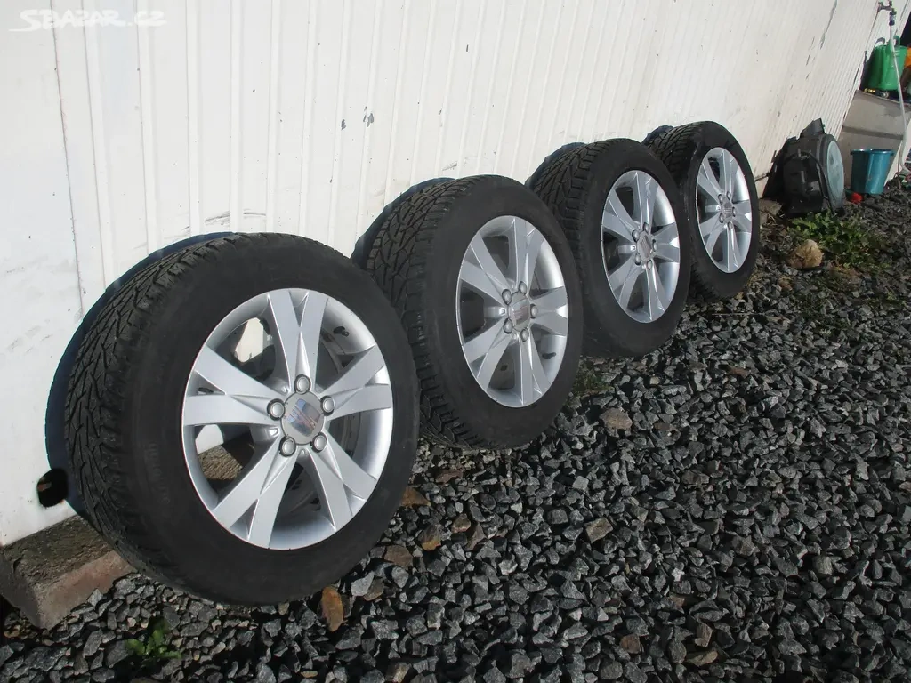 ALU kola 5X112 SEAT 7,0X16 ET59 pneu 215/55/16