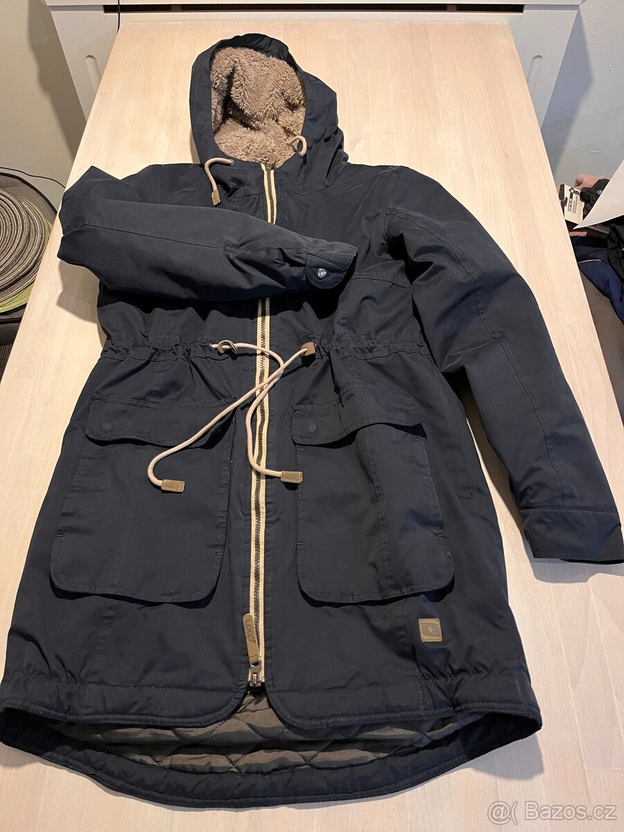 Nová Loap dlouhá budna, parka vel L Naroko modrá