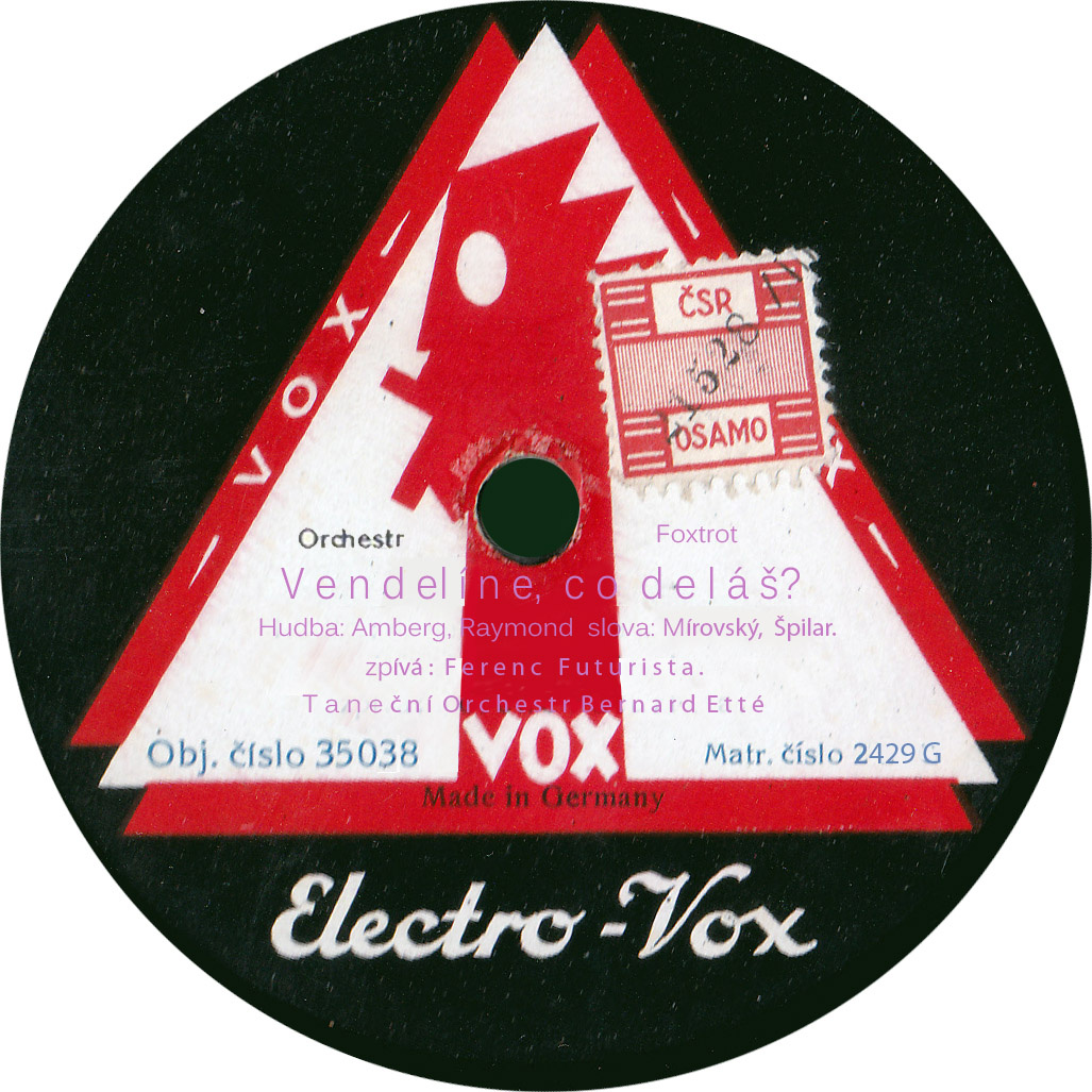 předválečné gramofonové gramodesky