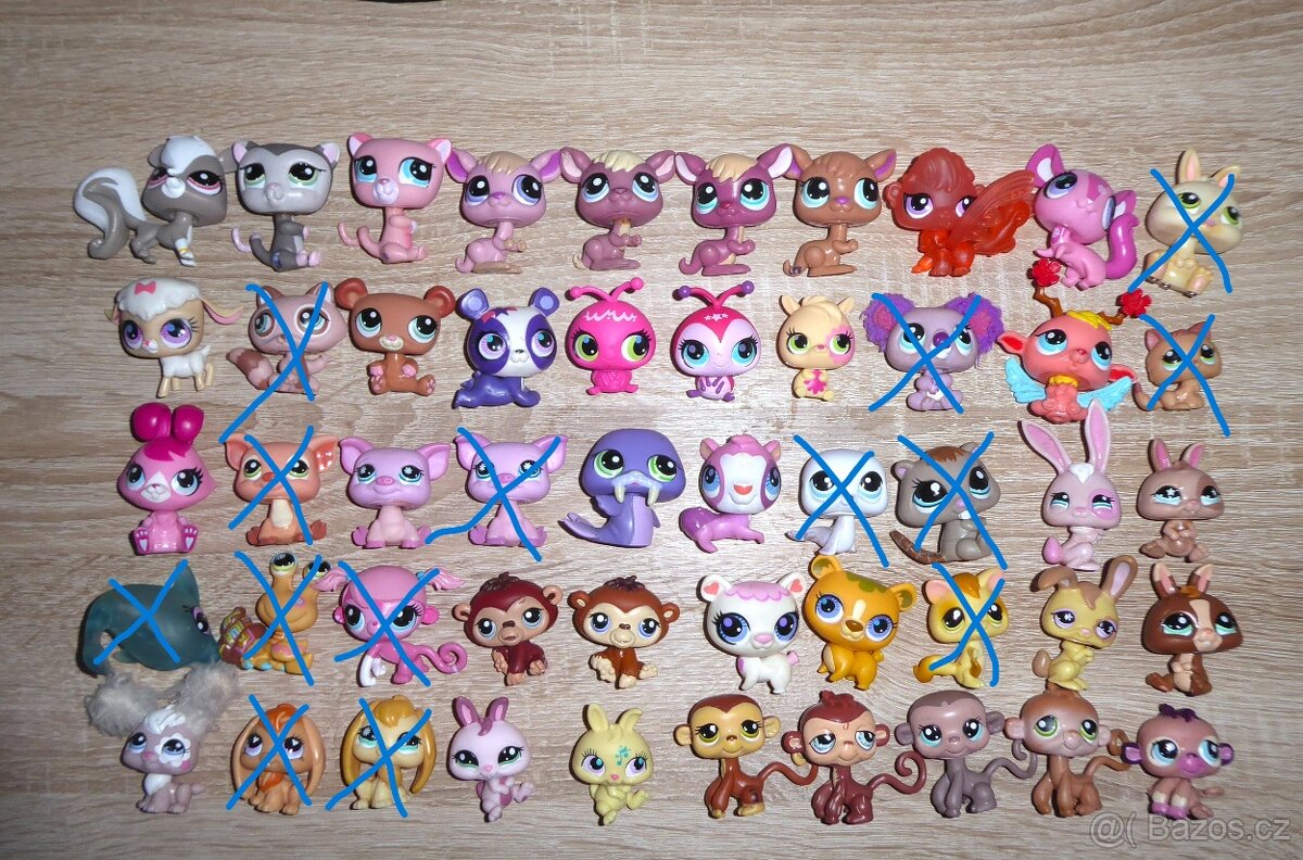 LPS, Littlest pet shop zvířátka, 49,-/ks