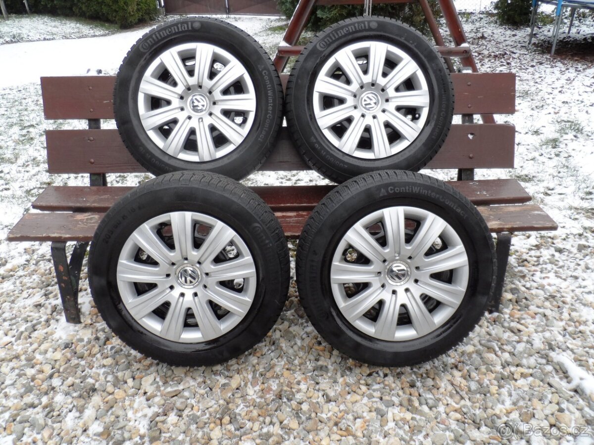 Komplet Zimní Sada +Poklice 205/60/16 ET 33 5X112