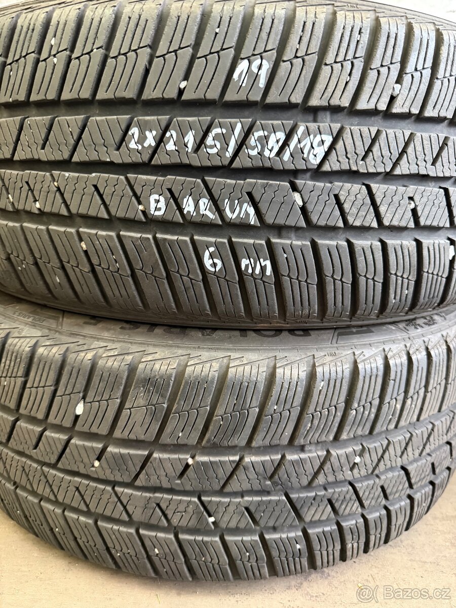 2x zimní pneu r18 215/50/18