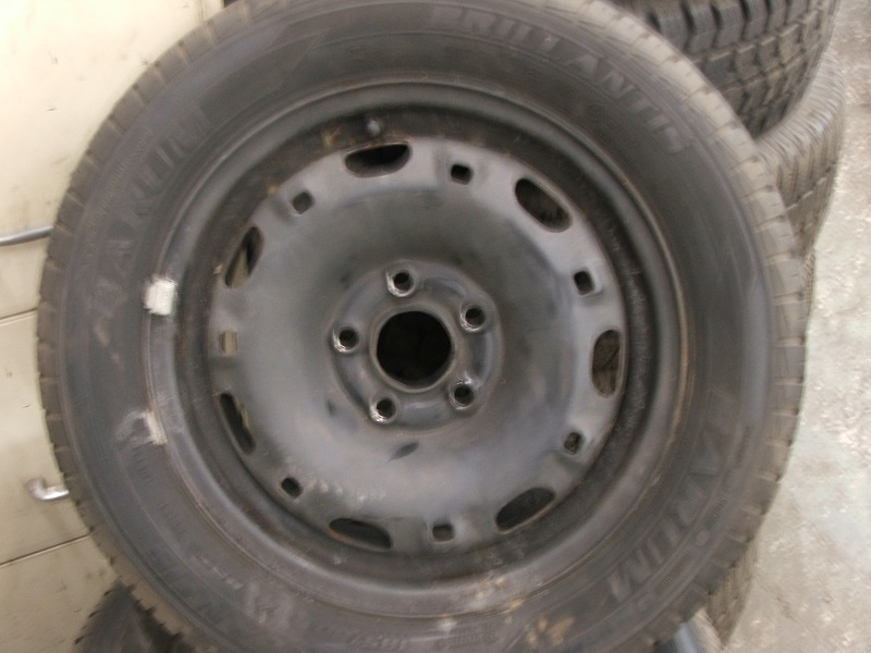 Plechové disky Fabia 14" 5 x 100 x 57 ET 43 + pneu