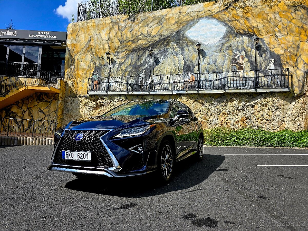 Lexus RX 450h, F-sport, 2017, maximální výbava