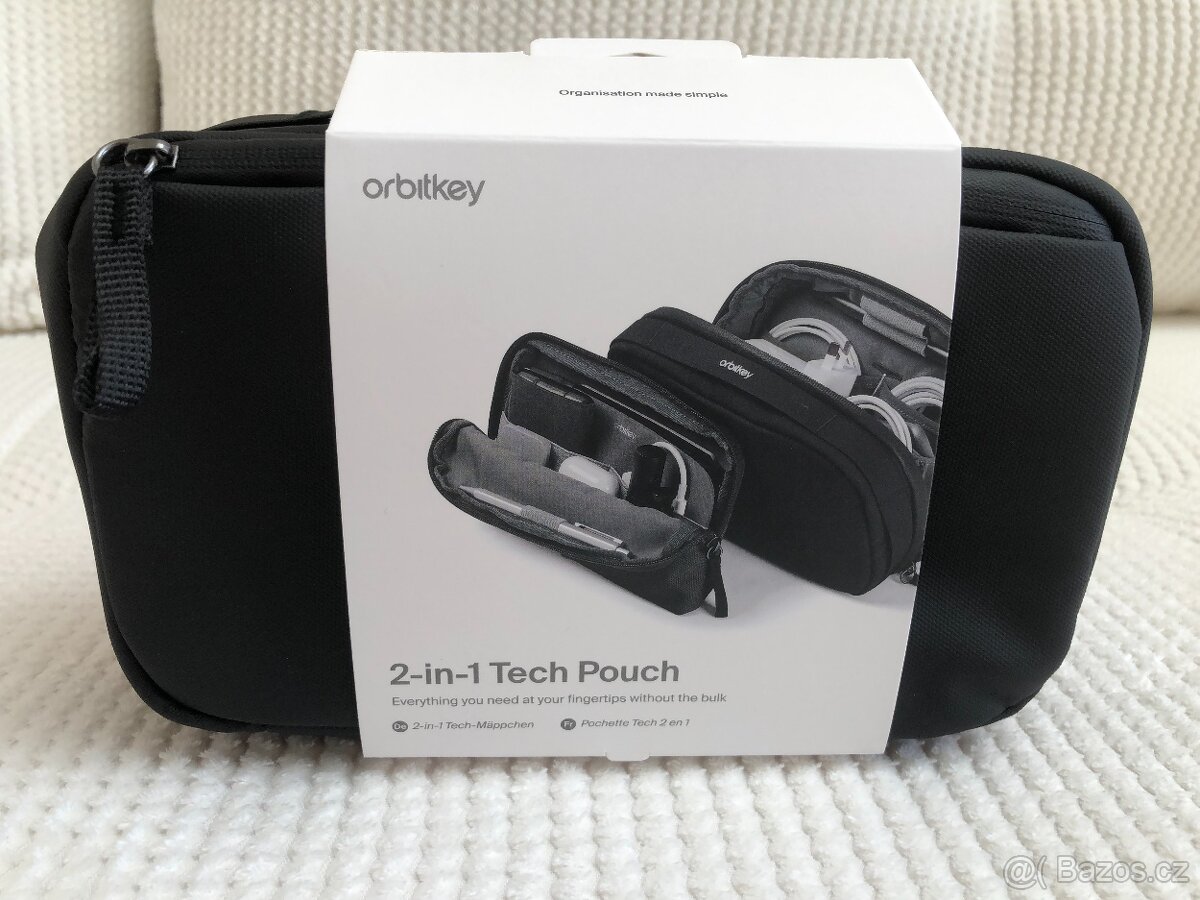 Orbitkey 2-in-1 Tech Pouch Black (černá)