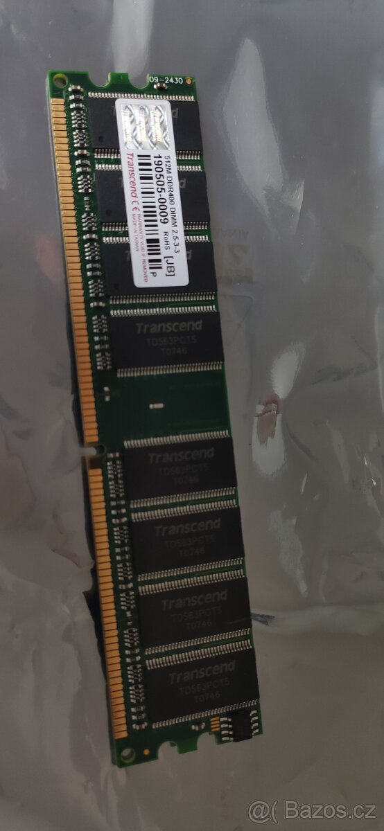 PC Paměť TRANSCEND 512MB
