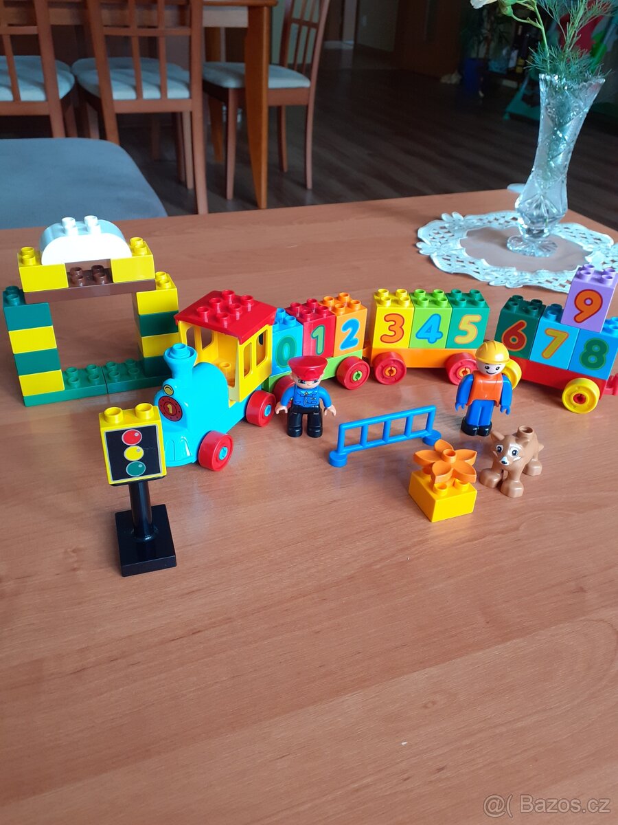Lego duplo-vlak,čísla