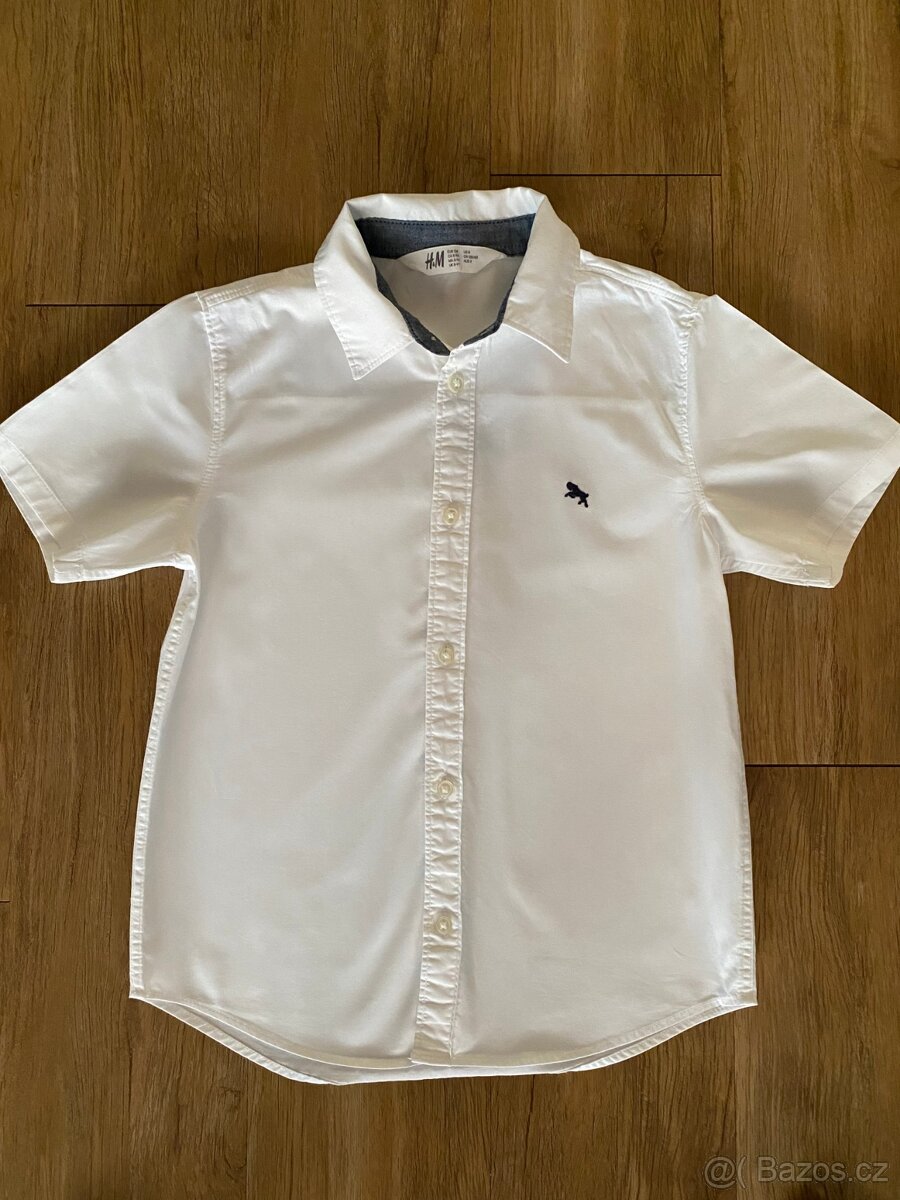 Bílá chlapecká košile H&M
