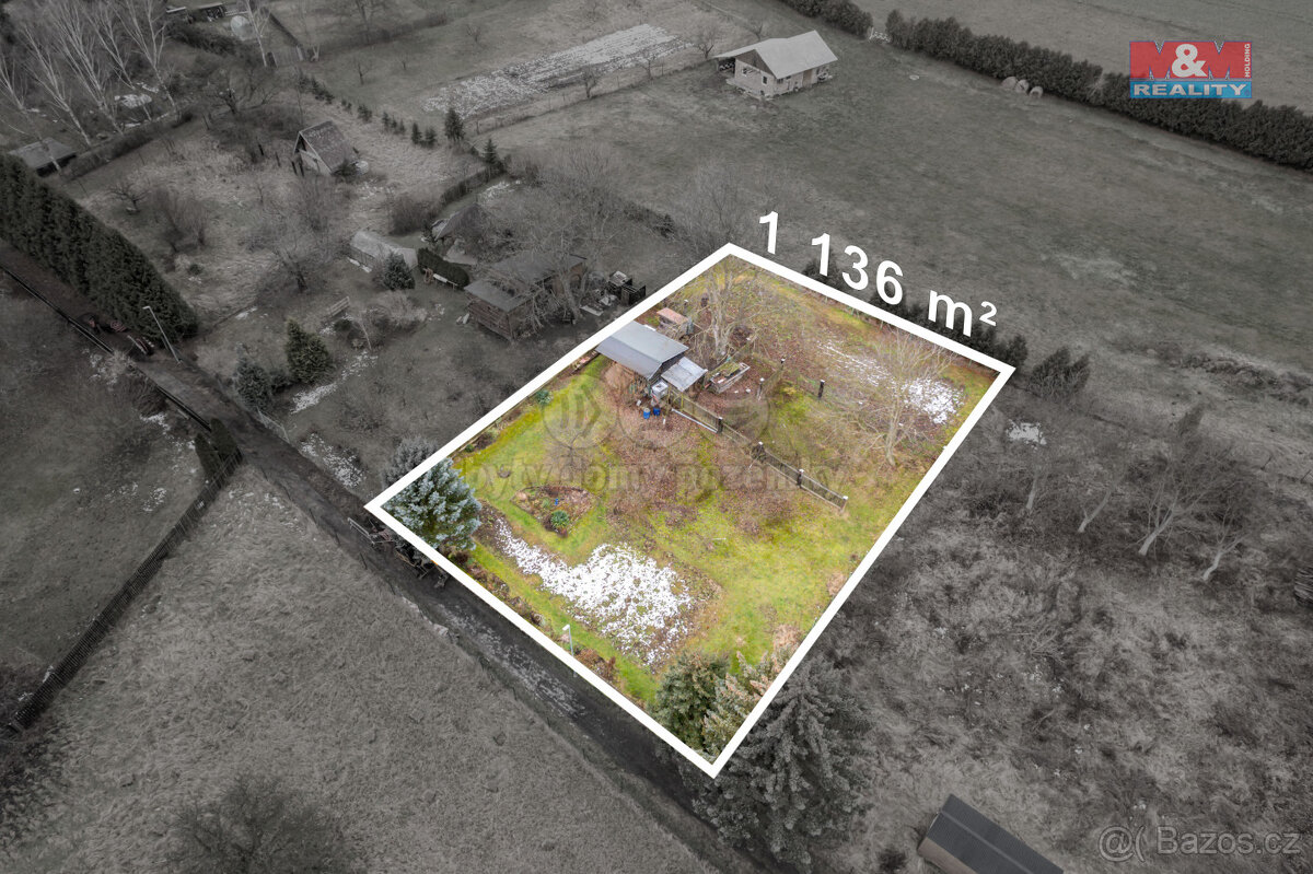 Prodej pozemku k bydlení, 1136 m², Žalany okr. Teplice