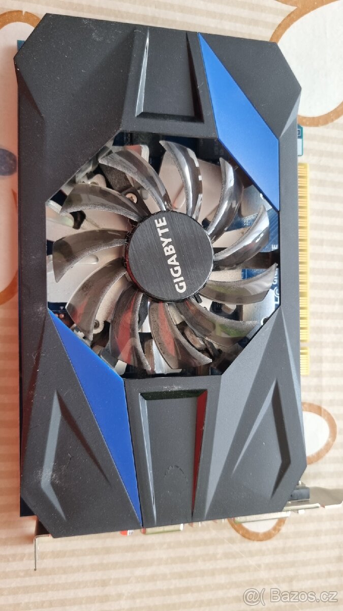 Použitá grafická karta Gigabite Geforce GT730