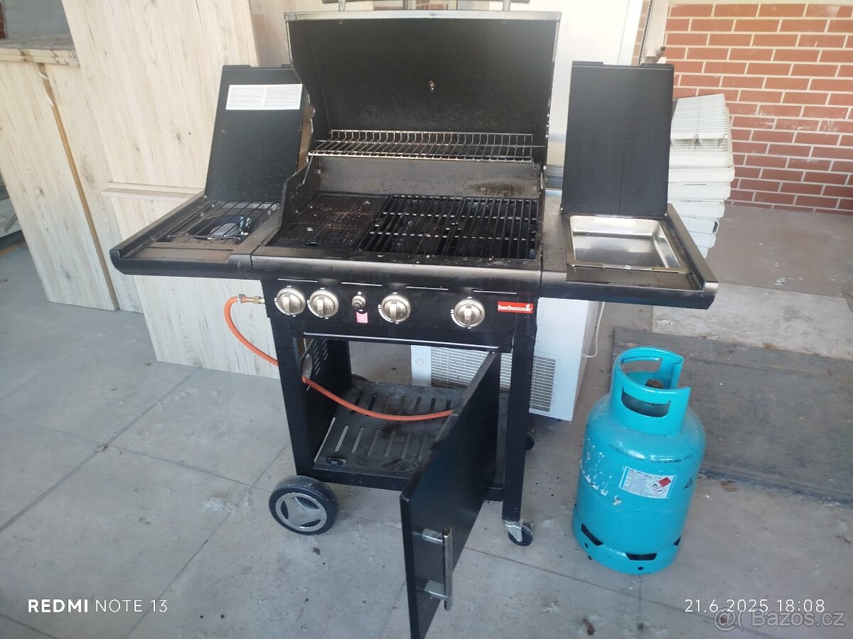 Prodám plynový gril barbecook