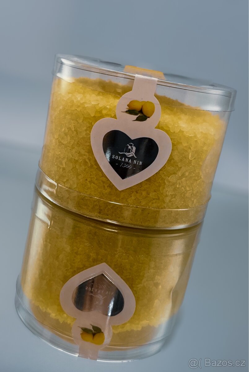 Voňavé koupelové soli a peeling - citron 1 kg