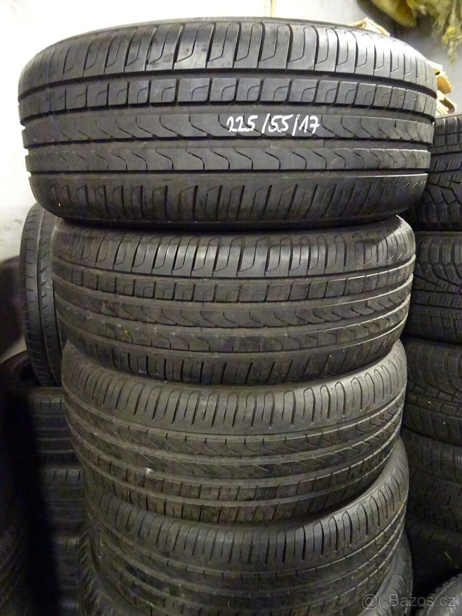 Letní pneu Pirelli P7, 225/55/17, 4 ks, 7 mm