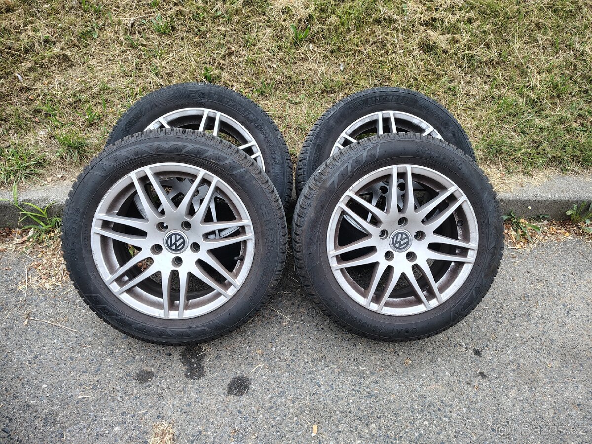 ALU kola 5x112 r16, pneu 205/55/r16