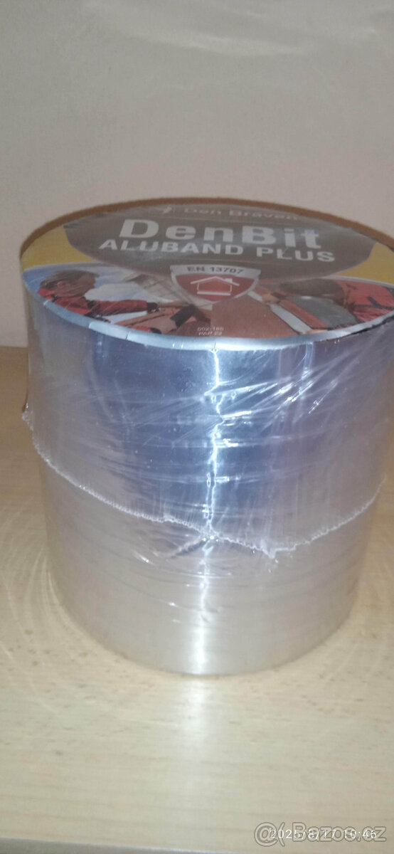 Střešní bitumenový pás DenBit Aluband PLUS 15cm/10m - 7ks