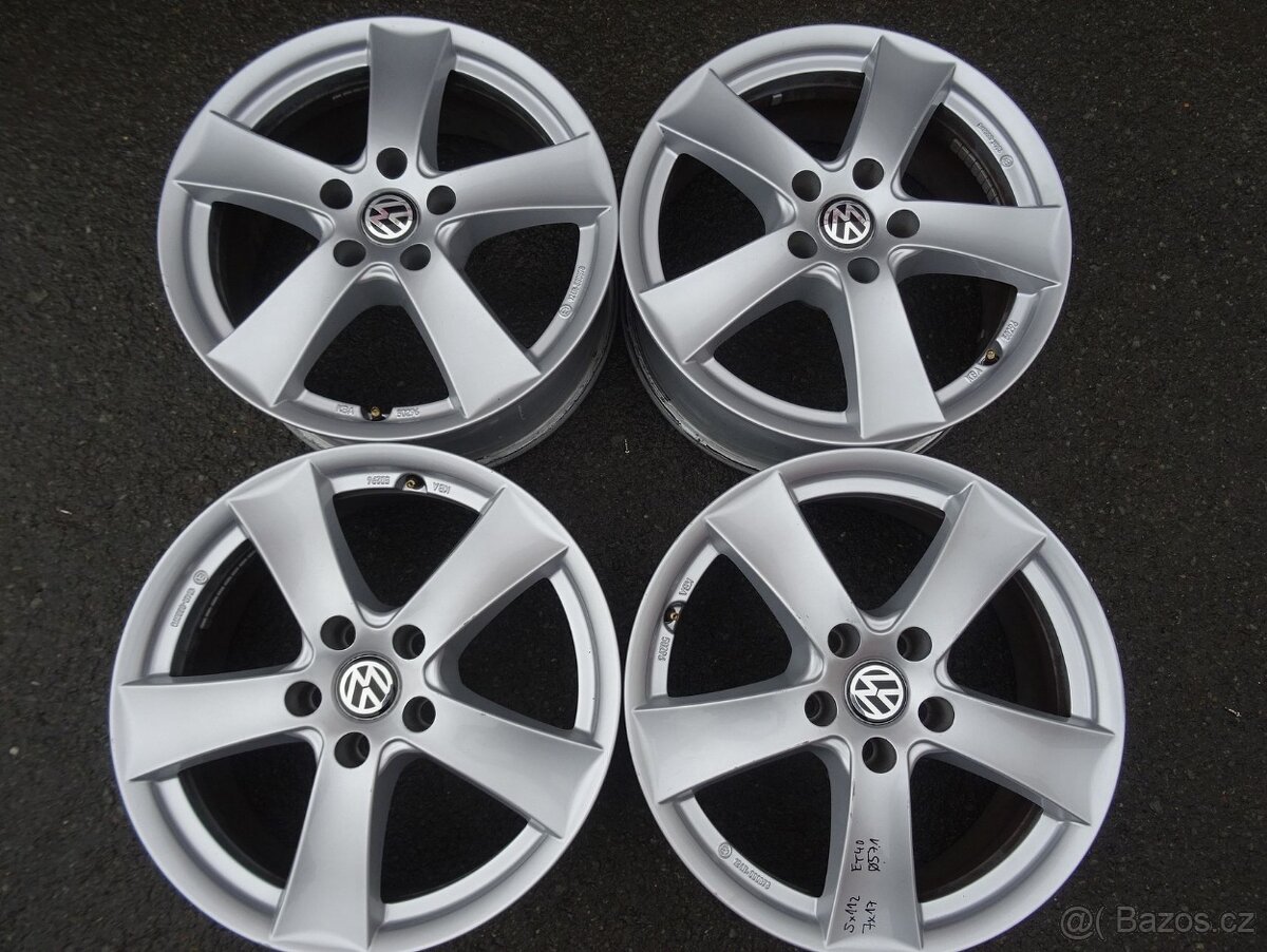 Alu disky Volkswagen, 17", 5x112, ET 40, šíře disku 7J