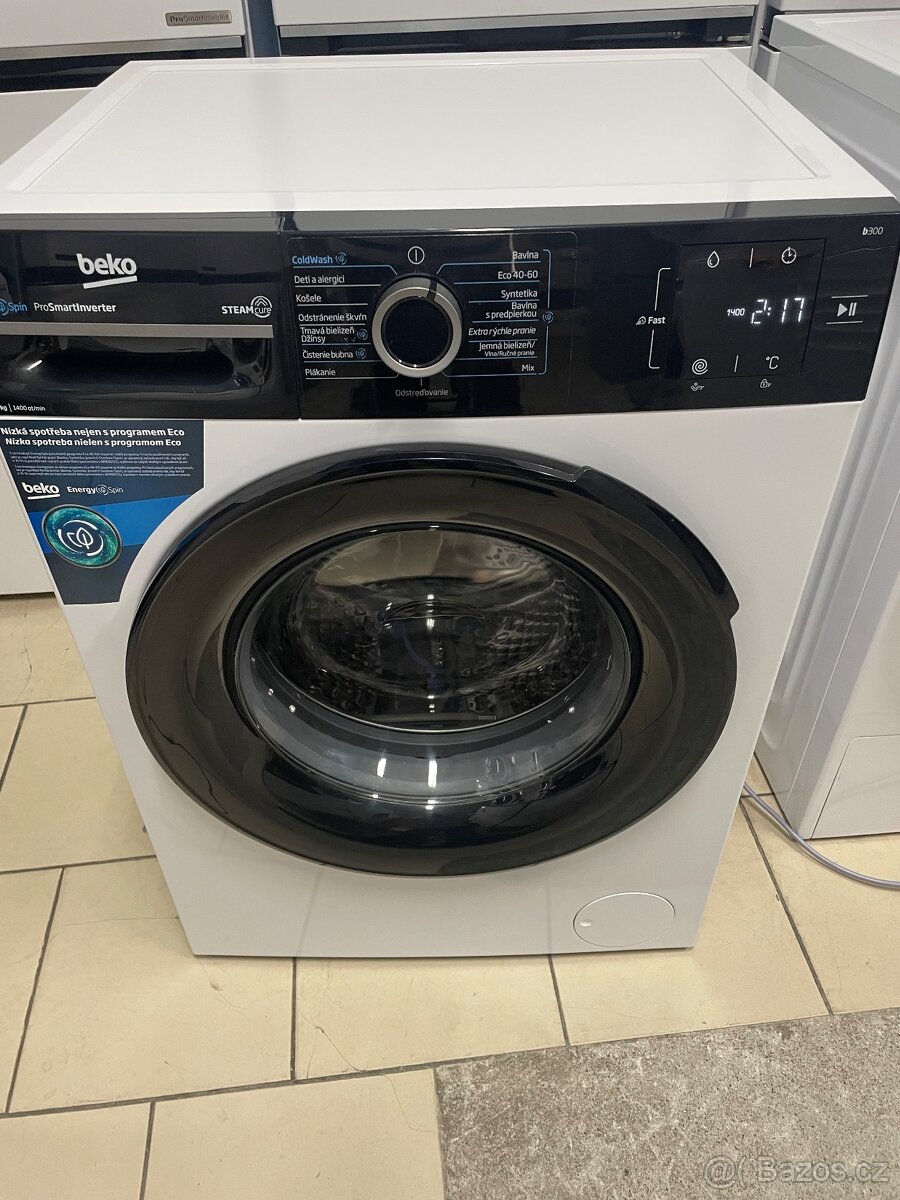 Zánovní pračka Beko BM3WFU3841WBB