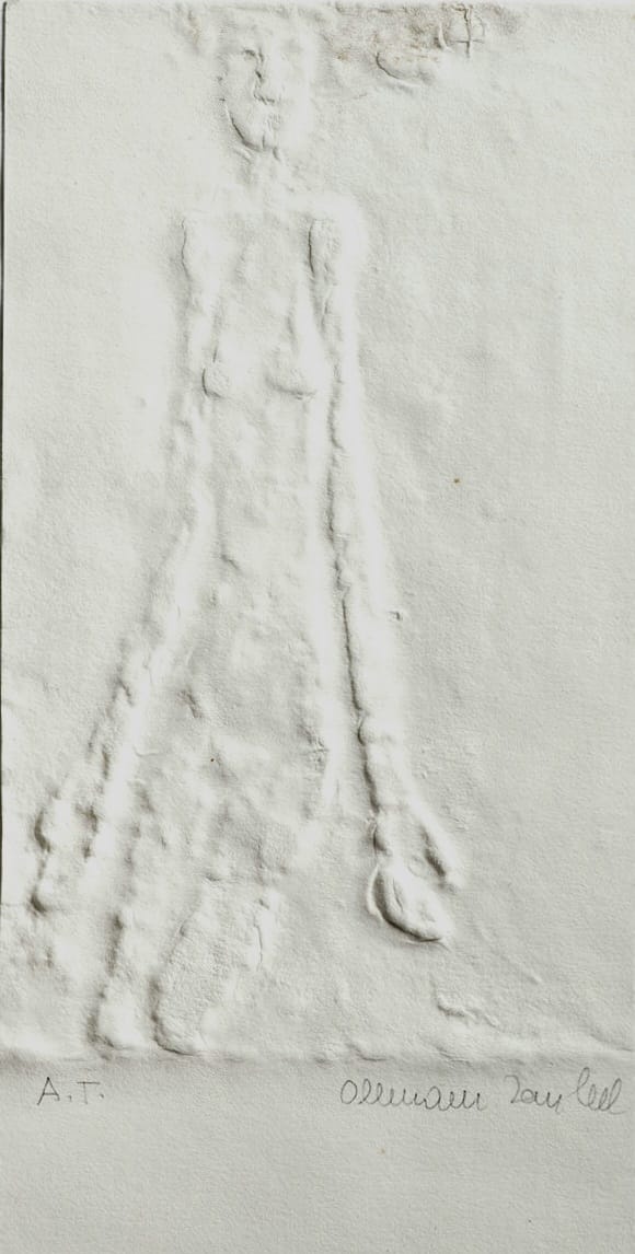 Olbram Zoubek - Bezová duše - originální reliéfní tisk